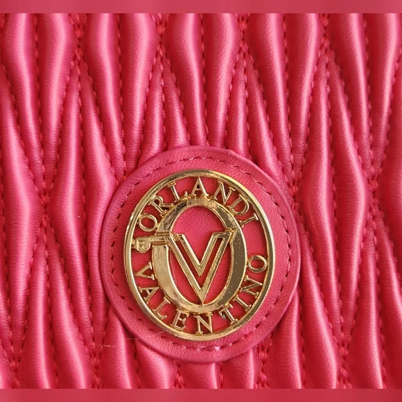 VALENTINO Orlandi Hot Pink Crossbody NWT - Picture 11 of 12